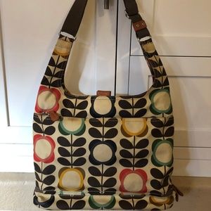 Orla Kiely crossbody/should baby changing bag